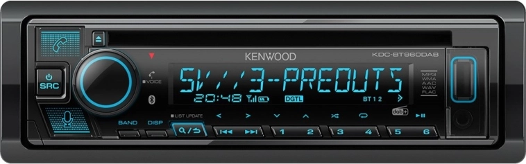 Kenwood autoradio met Bluetooth en DAB+
