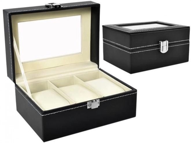 Organizer voor horloges met 3 compartimenten