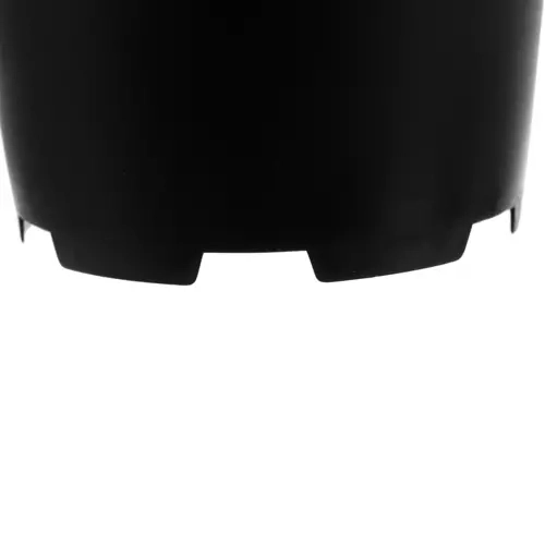 Set van 500 zwarte plastic bloempotten