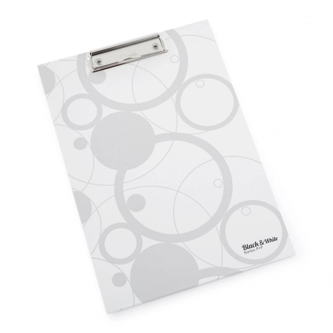 Schrijfplank A4 met laminering zwart-wit en wit