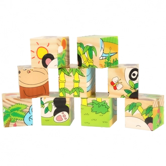 Houten Puzzel Safari 3D