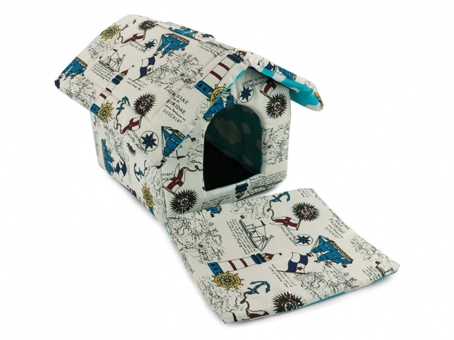 Honden- en kattenhuis met hek