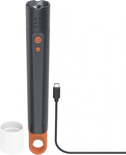 USB‑C opladen en batterijniveau-indicator