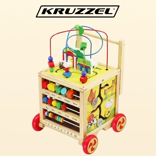 Houten kinderwagen - 6 in 1