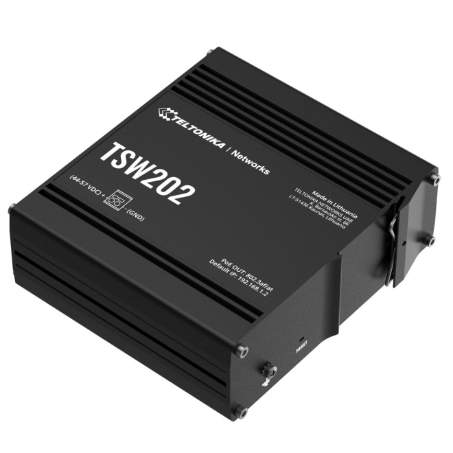 Industriële beheerde schakelaar TSW202 2xSFP 8xPoE+ L2/L3