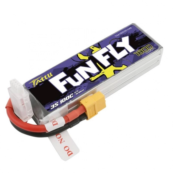 Accu Tattu Funfly 1800mAh 11,1V 100C 3S1P XT60
