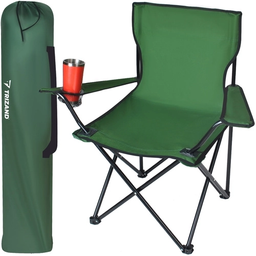Visser / kampeer vouwstoel / fauteuil - groen
