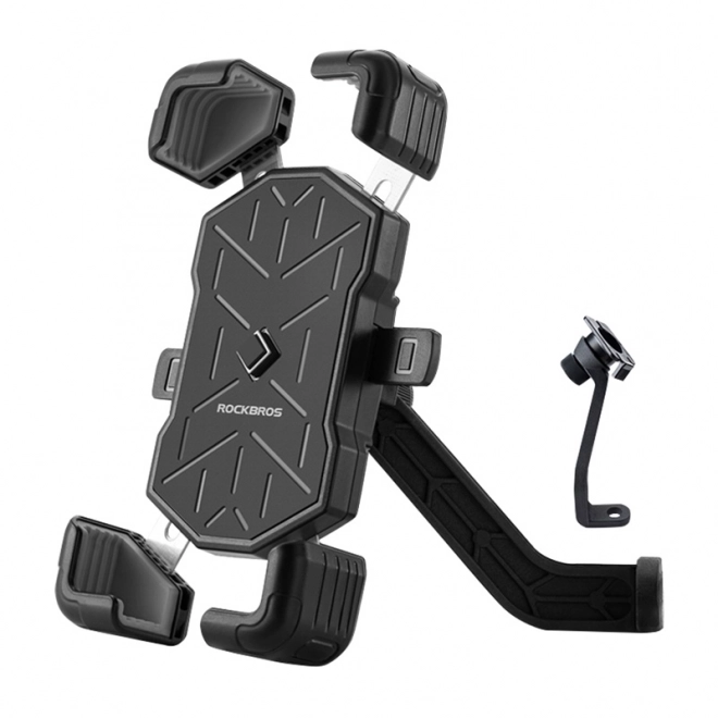 Telefoonhouder voor fiets zwart-grijs Rockbros