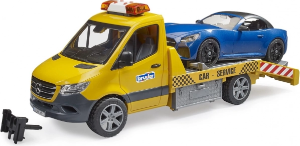 Bruder Takelwagen MB Sprinter met sportwagen