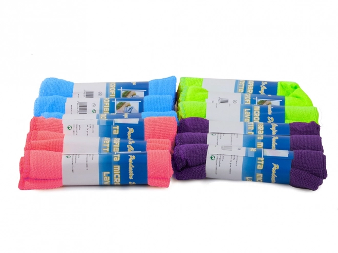 Set van 12 microvezel reinigingsdoekjes