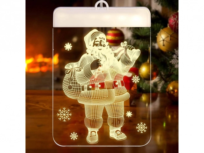 Kerst 3D glazen raamdecoratie