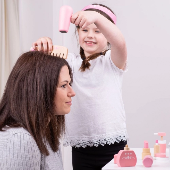 Bigjigs Toys houten cosmeticaset in koffer (11-delig)