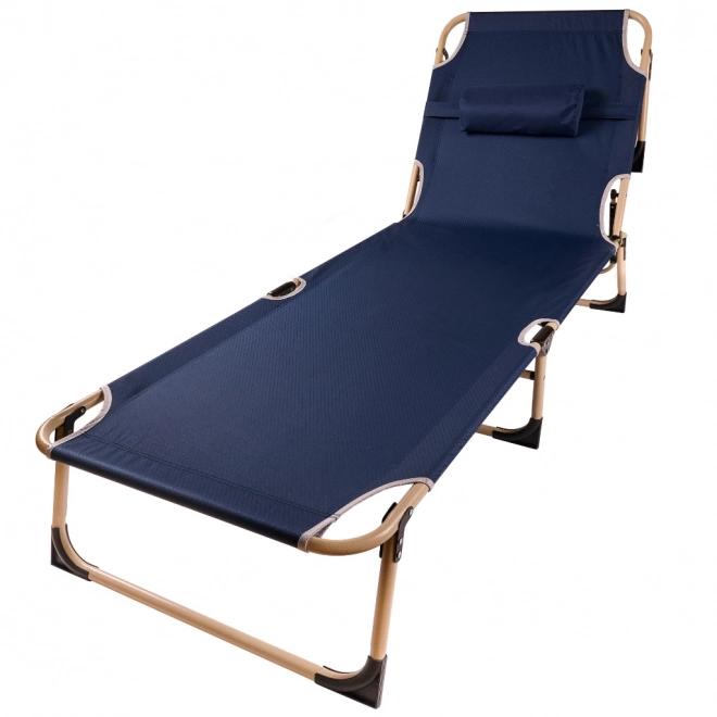 Opvouwbaar kampeerbed Canada 193 cm donkerblauw