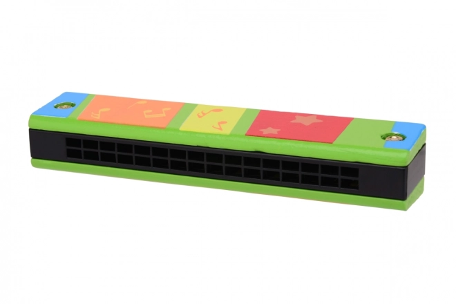 Houten mondharmonica