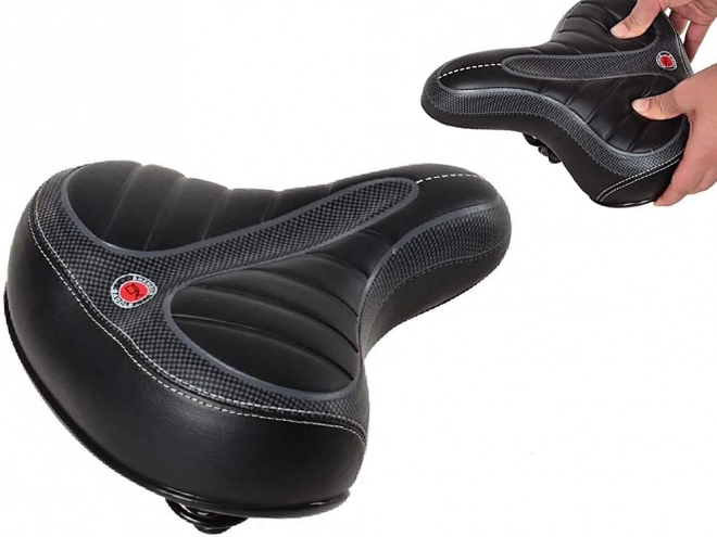 Zacht comfortabel fietszadel met schuimveertjes