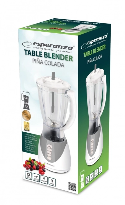 Mixerbeker PINA COLADA grijs