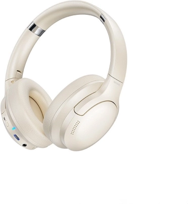 Draadloze over-ear koptelefoon Bluetooth 5.3 met ANC – Wit