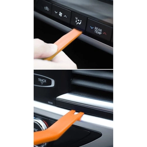 Universele set autoklemmen en clips met gereedschappen