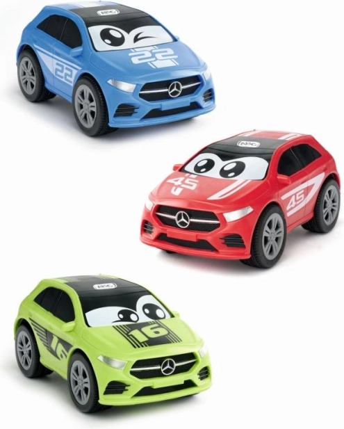 Drie vrolijke kleuren en gelicentieerde MERCEDES-look