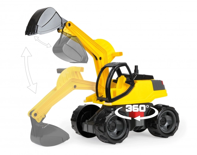 Graafmachine Lena Giga Trucks geel-zwart