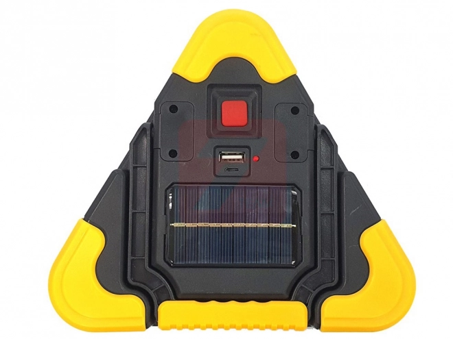 Waarschuwingsdriehoek met LED zaklamp en powerbank