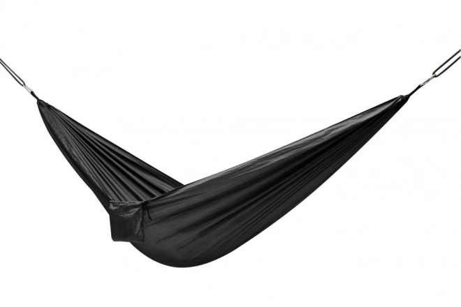 Zwarte toeristische kampeerhangmat 260 cm