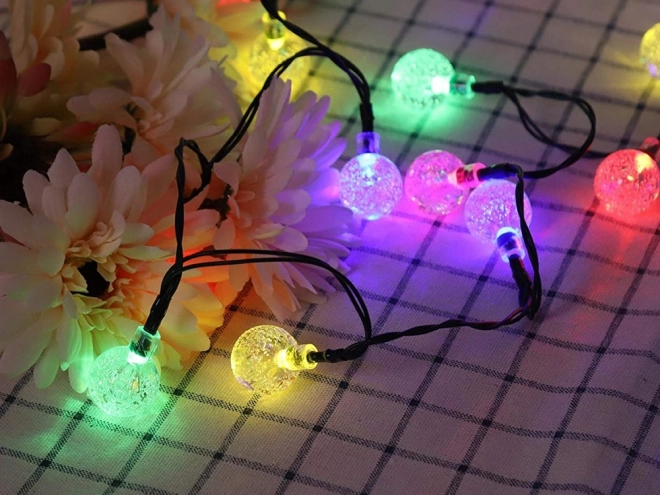 Tuin solar lichtslinger meerkleurig