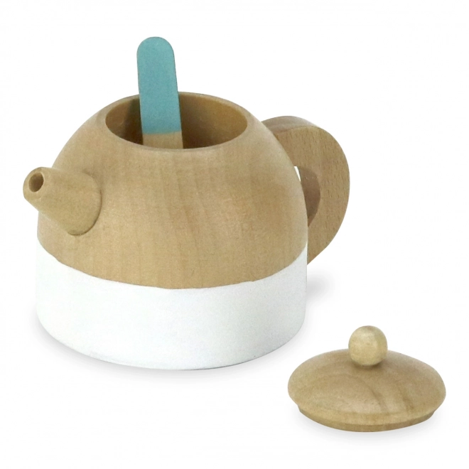 Grote houten theeset Vilac