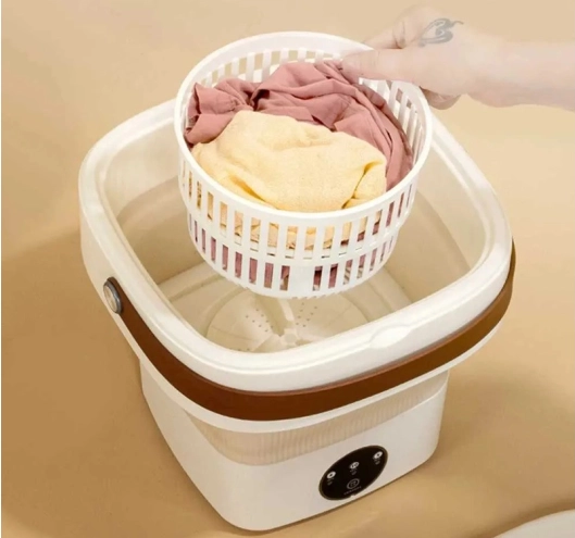 Kleine opvouwbare reiswasmachine 11l