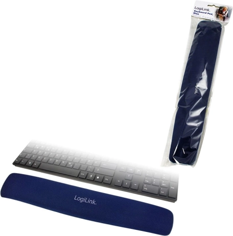 Gelkussen voor toetsenbord blauw