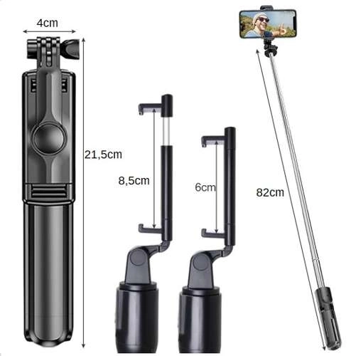 Izoxis selfie stick en statief met Bluetooth afstandsbediening