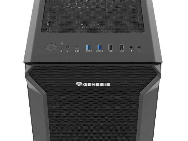 Kast Genesis Irid 505F met raam USB 3.0