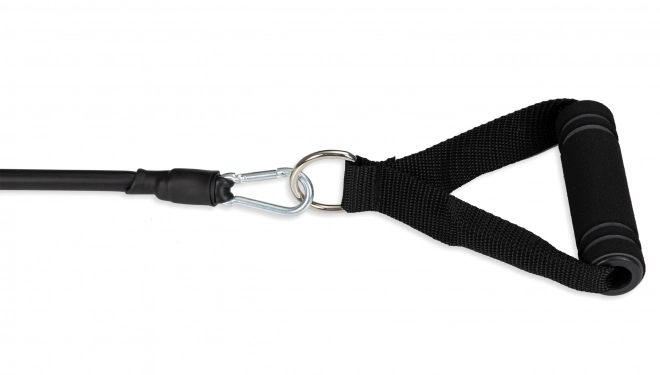 Set van 5 weerstandsbanden voor fitness met handgrepen