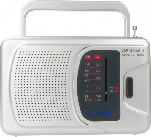 Draagbare radio ANIA zilver
