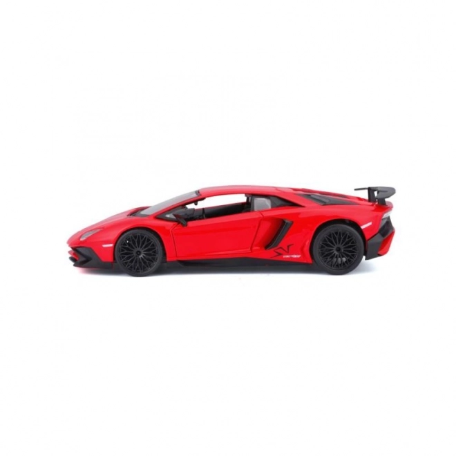 Metalen model Bburago Lamborghini Aventador rood 1:24