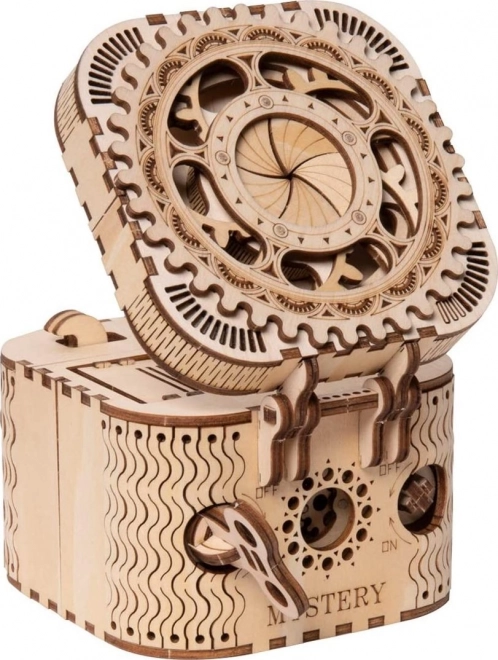 RoboTime 3D houten mechanische puzzel-sieradendoos