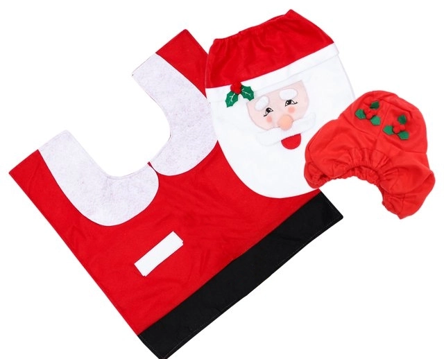 Kerstbadkamerset met Santa Claus-motief