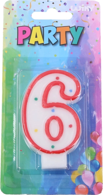 Partykaars voor taart - nummer 6