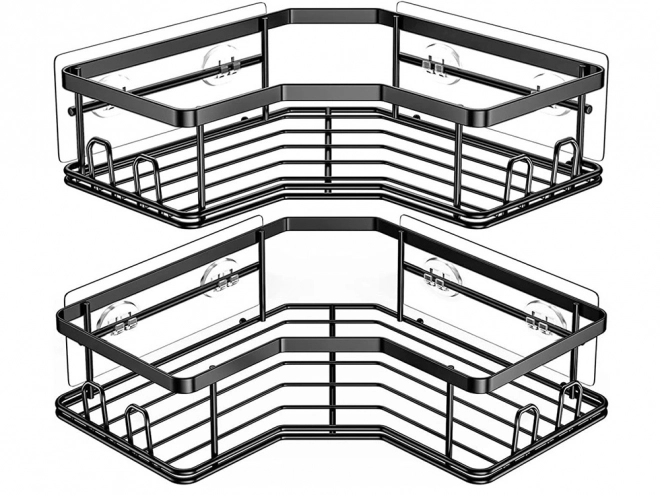 L-vormige badkamerplanken in loftstijl