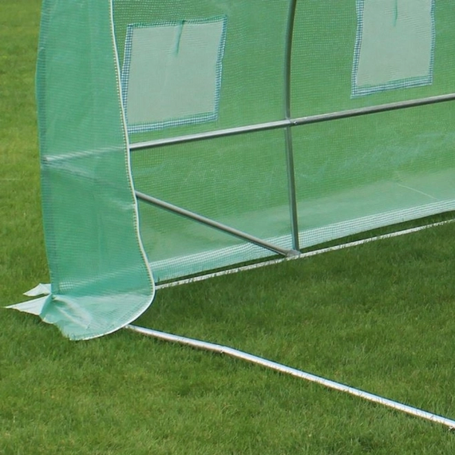Tuinfolie tunnelkas 4,5x2x2 m groen