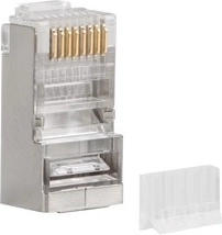 RJ45-connector 8P8C cat.6 FTP met geleider 100 stuks