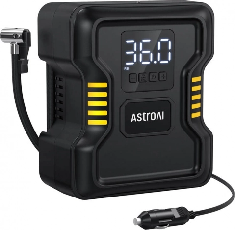 Draagbare autocompressor AstroAI 150 PSI met automatische uitschakeling
