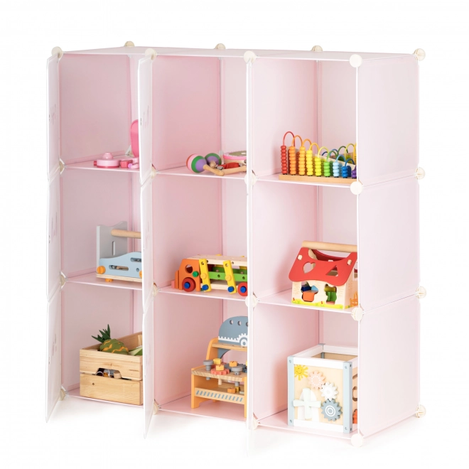 Kinderopbergkast met 9 planken