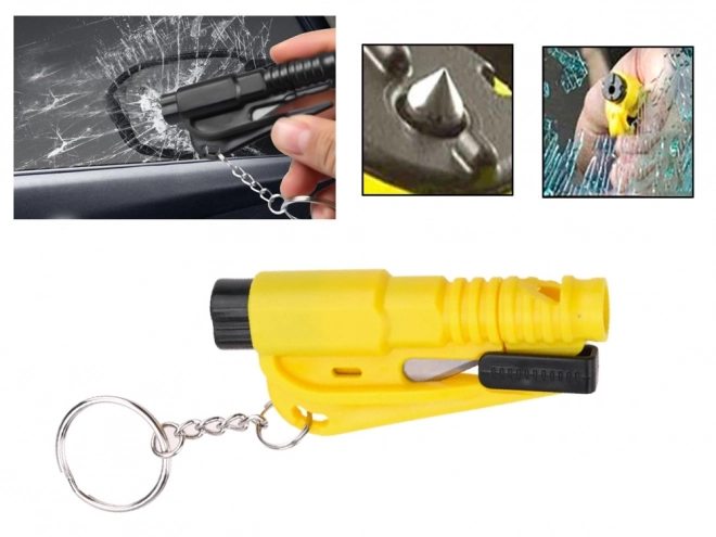 Reddingssleutelhanger 3-in-1