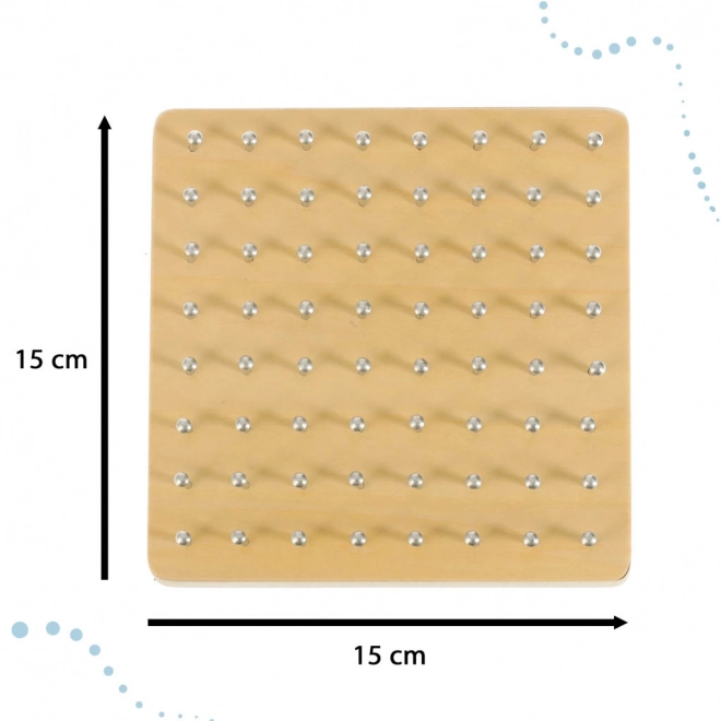 Houten bord Geoboard