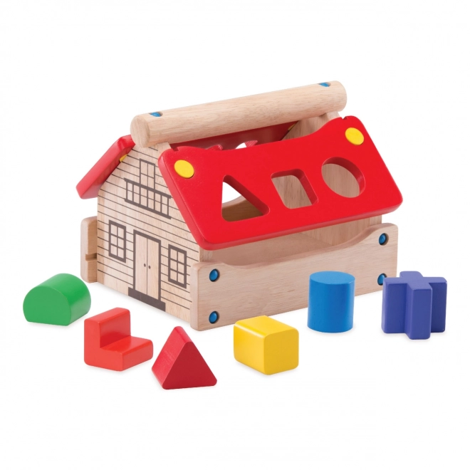 Houten Huis Insteekpuzzel