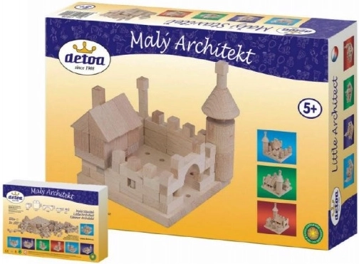 Detoa kleine architect – houten bouwset voor kinderen