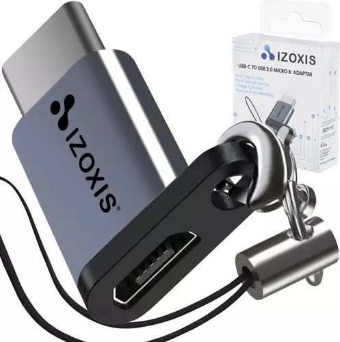 USB‑C-naar‑Micro‑USB 2.0 adapter met polsriem