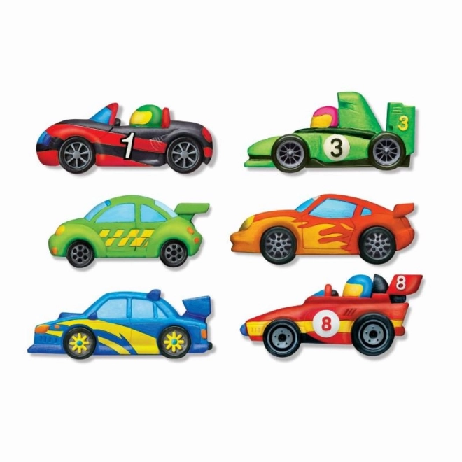 Productie en schilderen - raceauto's