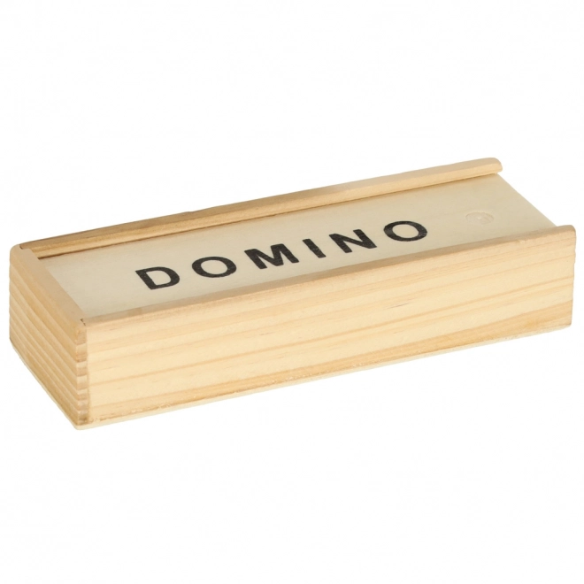 Houten domino voor familieplezier